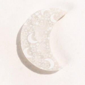 Croissant de Lune Gravé Sélénite